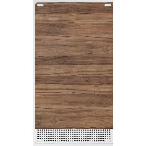 Natural Walnut Wood Xbox Series S Console Skin